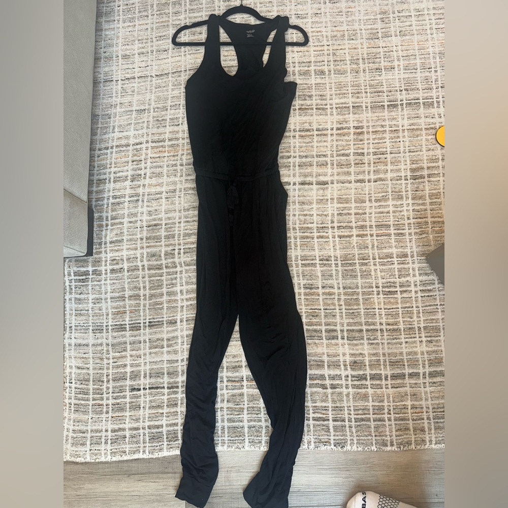 Aerie Black Sleeveless Jumpsuit